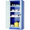 Hazardous material cabinet with galvanized bin shelves type 3010